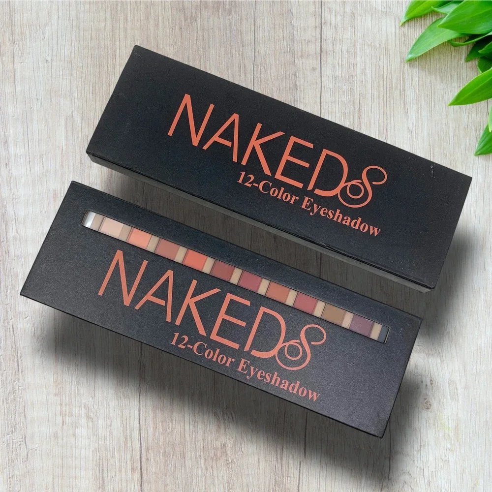 NEW Nakeds Eyeshadow Palette 12 Colors Eye Makeup Smoky Naturals Nudes Matte